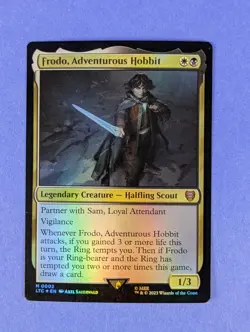 MTG: The Lord of the Rings: Frodo, Adventurous Hobbit Foil #0002 Mythic - NM - Image 1