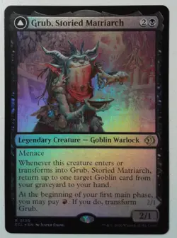 Grub, Storied Matriarch *FOIL Rare* Magic MtG x1 Lorwyn Eclipsed - Image 1
