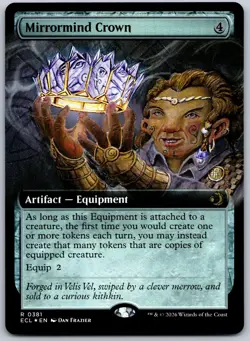 Mirrormind Crown (Extended Art) Foil R Lorwyn Eclipsed 381 NM - Image 1