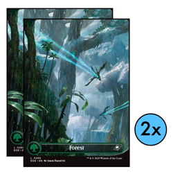 2x Forest (0266) FULL ART - NM - Edge of Eternities - MTG - Image 1