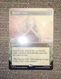 MTG - TLE - Worldly Tutor (Showcase) #314 - Near Mint Normal - Image 1