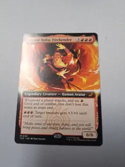 MTG - Avatar Roku, Firebender (Extended Art) - Avatar: The Last Airbender - LP - Image 1