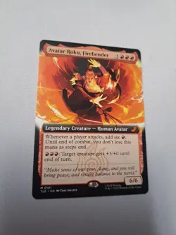 MTG - Avatar Roku, Firebender (Extended Art) - Avatar: The Last Airbender - LP - Image 2