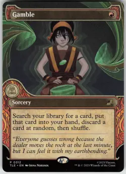 MTG Gamble (Showcase) Normal NM Avatar: The Last Airbender: Magic 312 - Image 1