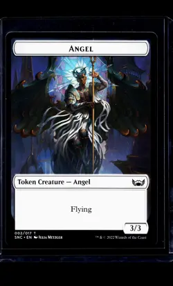 2022 MTG Magic The Gathering SNC Streets of New Capenna Token #2 Angel - Image 1