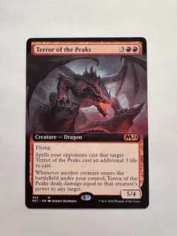 Terror of the Peaks - EXTENDED ART - MTG Core Set 2021 - NM - Image 1