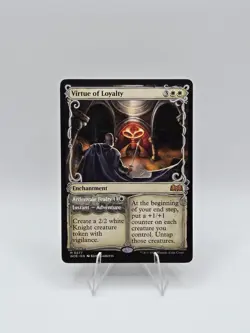 Virtue of Loyalty (Showcase) Wilds of Eldraine Regular Near Mint - Image 1