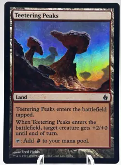 Teetering Peaks 30/34 Foil Premium Deck Series: Fire & Lightning MTG LP - Image 1