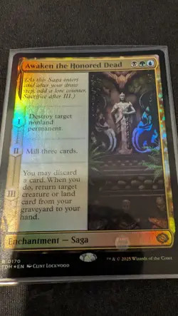 Awaken the Honored Dead, FOIL, Tarkir Dragonstorm, Pack Fresh - Image 1