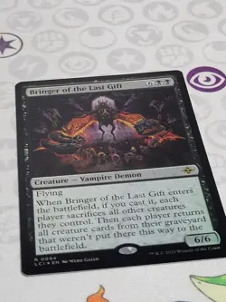 C2936 MAGIC MTG LOST CAVERNS IXALAN BRINGER OF THE LAST GIFT 0094 NM RARE FOIL - Image 2