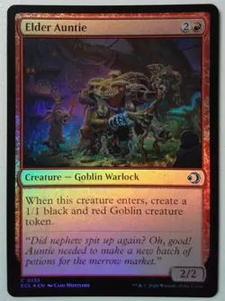 Elder Auntie *FOIL Common* Magic MtG x1 Lorwyn Eclipsed - Image 1