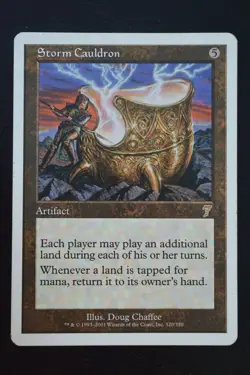 Magic The Gathering MTG STORM CAULDRON Seventh Edition LP Lightly Played - Image 1
