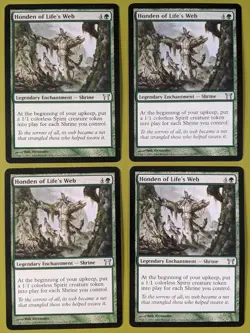 Honden of Life's Web x4 Champions of Kamigawa 4x Magic the Gathering MTG - Image 1