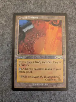 City of Traitors Exodus Lightly Played / Near Mint (LP) MTG Magic - Image 1