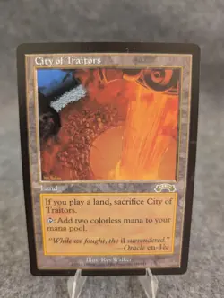 City of Traitors Exodus Lightly Played / Near Mint (LP) MTG Magic - Image 3