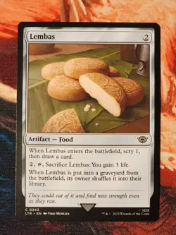 Lembas 243 Magic Gathering Lord of the Rings: Tales Middle-earth MTG LTR - Image 1