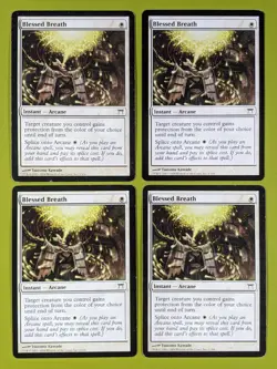 Blessed Breath x4 Champions of Kamigawa 4x Playset Magic the Gathering MTG - Image 1