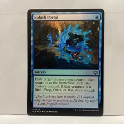 MTG Splash Portal Magic: The Gathering Bloomburrow Foil Uncommon #0074 - Image 1