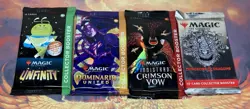 Magic The Gathering Collector Booster 4 Pack Lot - New Sealed - Dominaria United - Image 1