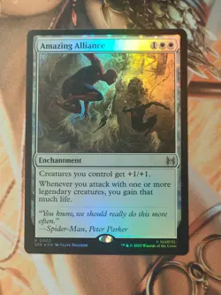Amazing Alliance - Marvel's Spider-Man: Eternal-Legal (SPE) -foil -nm - Image 1
