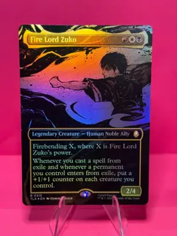 Fire Lord Zuko (Borderless) Avatar: The Last Airbender Foil - Image 1
