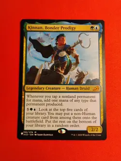 MTG Kinnan, Bonder Prodigy. From Cute to Brute Damage/Crease - Image 1