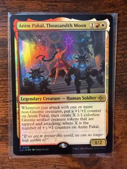 MTG - LCI - Anim Pakal, Thousandth Moon Foil Rare - 223 - NM-Mint! - Image 1