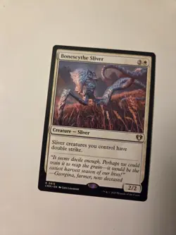 MTG Bonescythe Sliver Commander Masters 0815 Pack Fresh Rare - Image 1