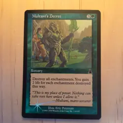 FOIL Multani's Decree FOIL | Magic the Gathering - EX - Free Shipping - Image 1