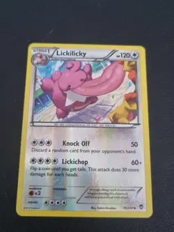 REVERSE HOLO Pokemon TCG Card XY Furious Fists Lickilicky 79/111 - Image 1