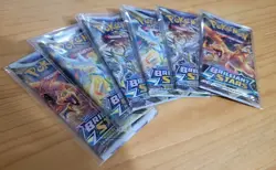Pokemon Brilliant Stars Sealed Booster Pack Lot Of 6 Sword And Shield Era - Image 1