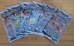 Pokemon Brilliant Stars Sealed Booster Pack Lot Of 6 Sword And Shield Era - Image 4