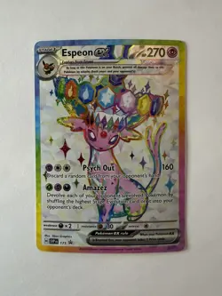 Pokemon TCG Espeon EX #175 Black Star Promo - Image 1
