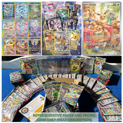 Pokemon Eeveelutions Bundle, 1 Day Only, 4 Booster Packs +Promo, Prismatic Lot 8 - Image 1