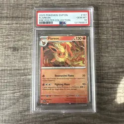 PSA 10 Flareon 167, Vaporeon 168, Jolteon 169 SVP PROMO Prismatic Poster Pokemon - Image 2