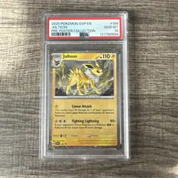 PSA 10 Flareon 167, Vaporeon 168, Jolteon 169 SVP PROMO Prismatic Poster Pokemon - Image 3