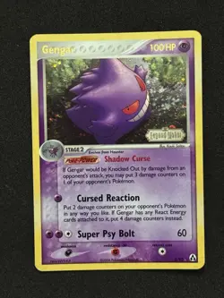 Pokemon TCG Gengar 5/92 Legend Maker Reverse Holo Stamped Double Swirl - Image 1