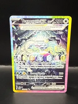 Pokemon Terapagos ex 170/142 Sv07: Stellar Crown Holo A - Image 1