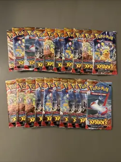 Pokemon TCG: Scarlet & Violet Surging Sparks Lot 20x New Factory Sealed - Image 1