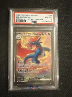 Pokemon Salamence ex 187/159 Sv09: Journey Together Holo - Image 1