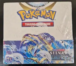 Silver Tempest Booster Box Pokemon Sword and Shield Set Factory Sealed Mint - Image 1