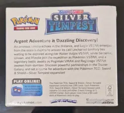 Silver Tempest Booster Box Pokemon Sword and Shield Set Factory Sealed Mint - Image 3