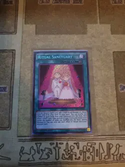 YUGIOH RITUAL SANCTUARY DRL3-EN016 SECRET 1ST EDITION NM - Image 1