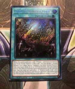 YUGIOH PRIMITE LORDLY LODE ROTA-EN058 1ST EDITION SECRET RARE - Image 1