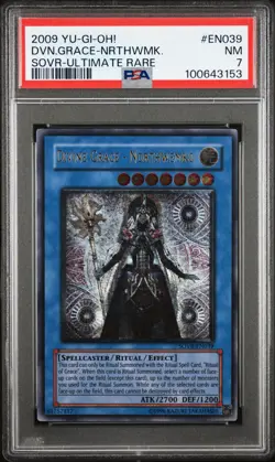 2009 YU-GI-OH! SOVR-STARDUST OVERDRIVE #EN039 DIVINE GRACE-NORTHWEMKO PSA 7 - Image 1