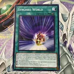 Synchro World DUNE-EN051 Duelist Nexus 1st Edition Yu-Gi-Oh TCG NP - Image 1