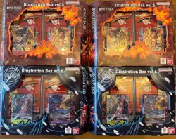 One Piece Illustration Box Vol. 5 & 6 *LOT OF 4* NEW SEALED IN HAND - Image 1