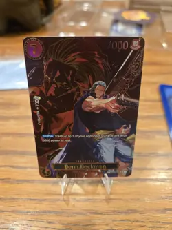 One Piece CCG - Carrying On His Will - Benn.Beckman SP OP09-009 SR - English - Image 3