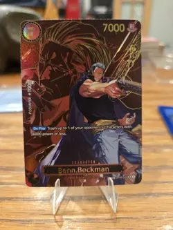 One Piece CCG - Carrying On His Will - Benn.Beckman SP OP09-009 SR - English - Image 4