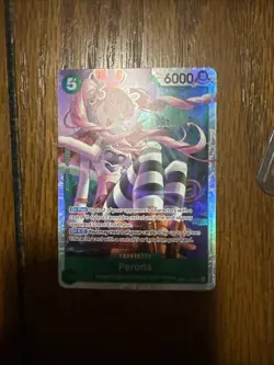 One Piece TCG - The Azure Sea's Seven - Perona OP14-033 SR - NM Foil - Image 1